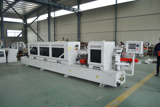 End Trimming Automatic Edge Banding Machine for Building Material Manufacturing Plants